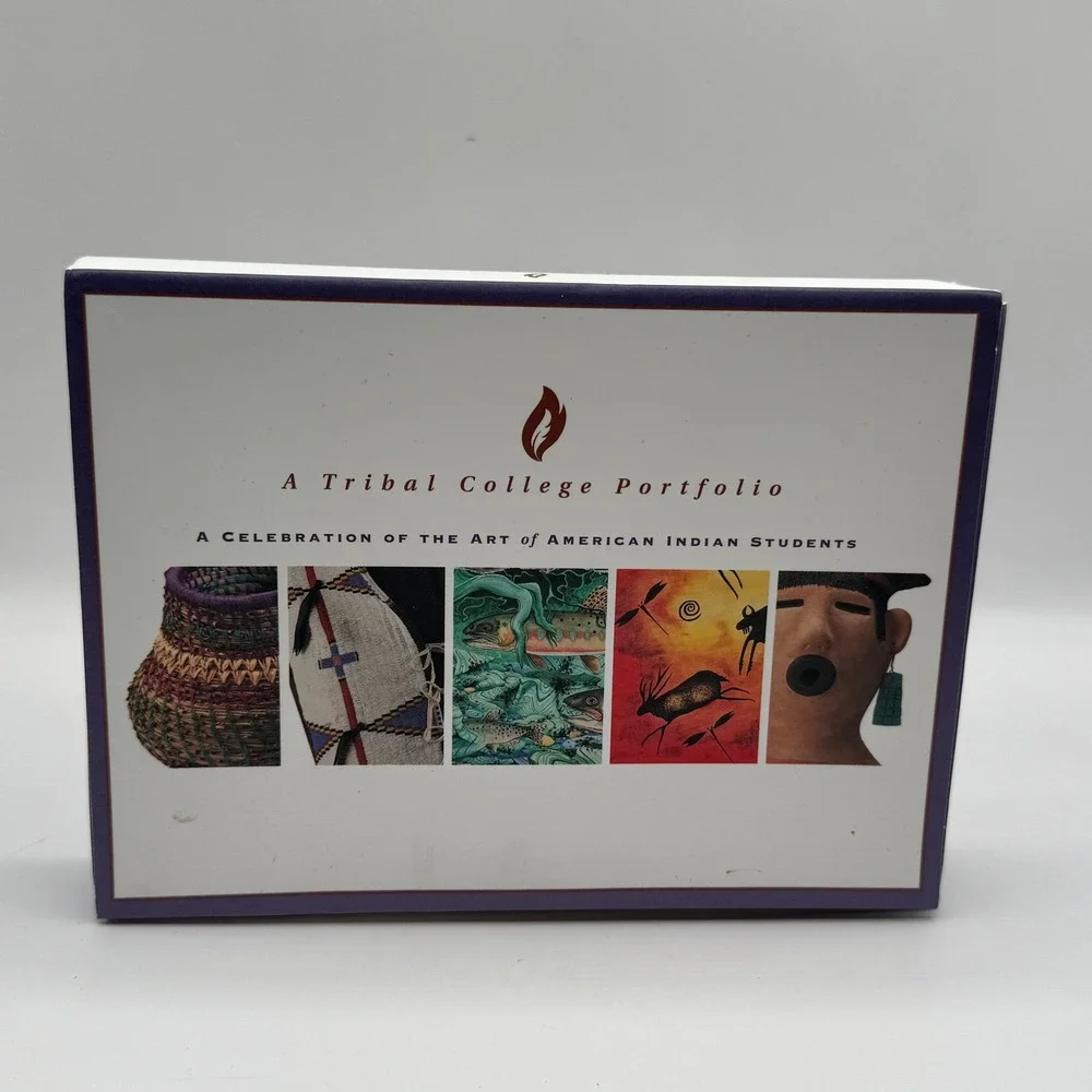 American Indian College Fund Notecard Set Multi Tribal College Portfolio 2005